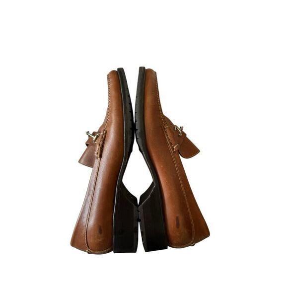 Vintage Cole-Haan Bennett Loafers Men's Size 9.5 B Luggage Brown Classic Trad - Picture 4 of 9